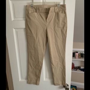 Tan Capri pants